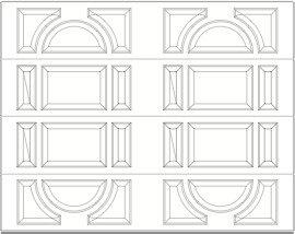 Fiberglass Combo Arched Top and Bottom